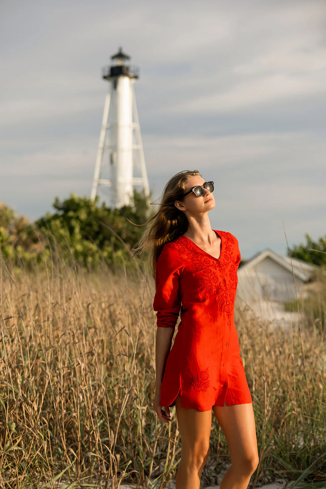 Amelia Dress - Rouge - Image 8