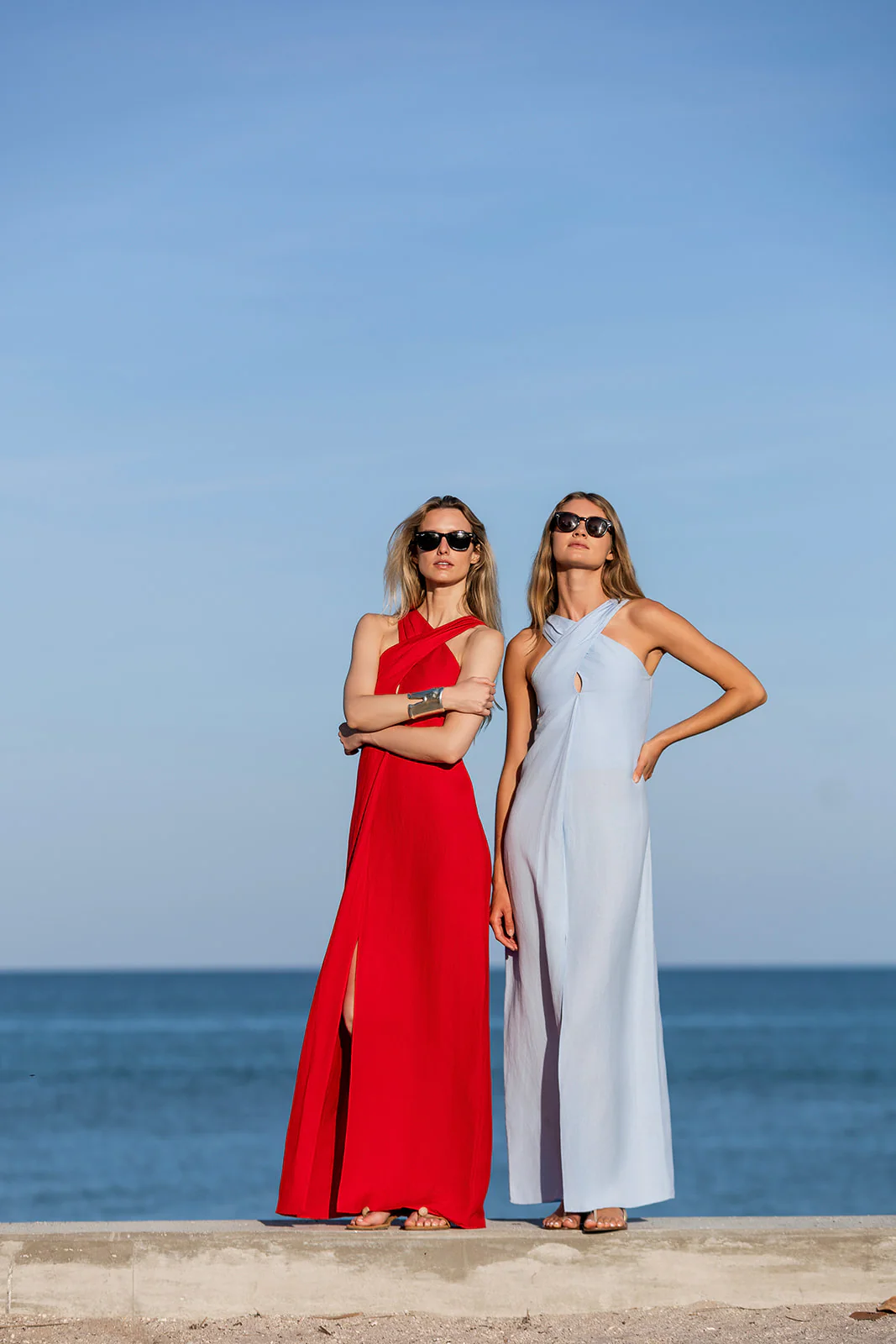 Camille Dress Linen - Rouge - Image 12