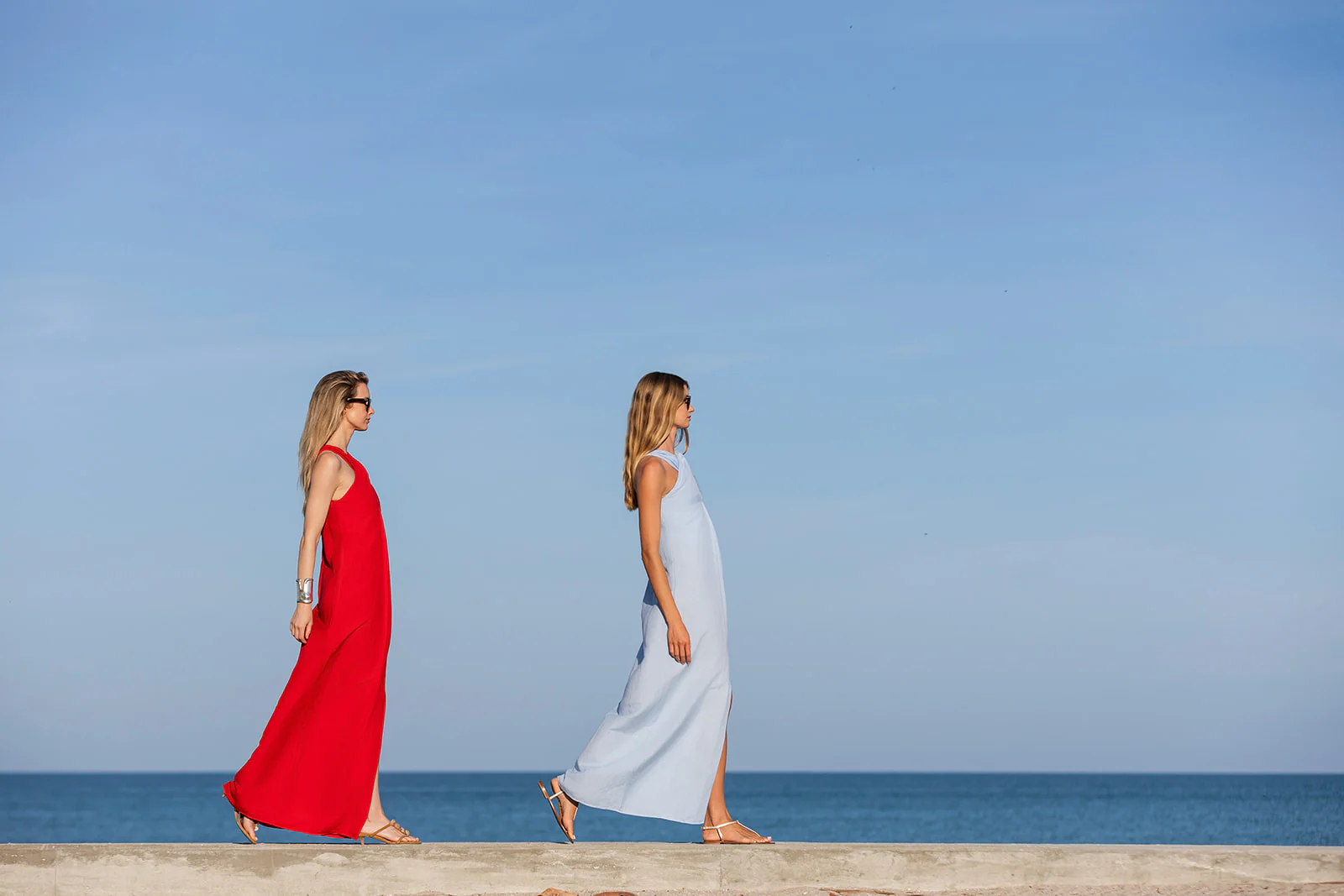 Camille Dress Linen - Rouge - Image 15