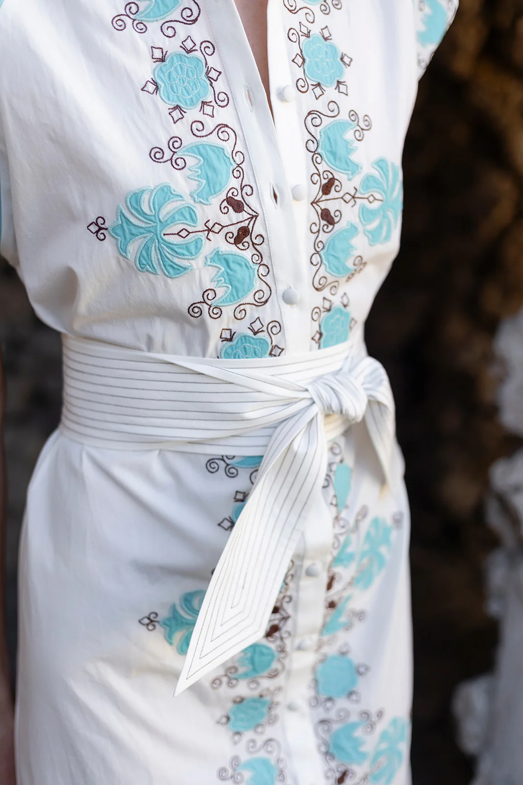 Cara Dress - Dusty Aqua - Image 9