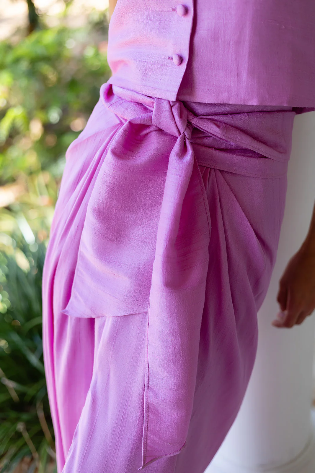 Cartagena Wrap Skirt - Lilac - Image 10