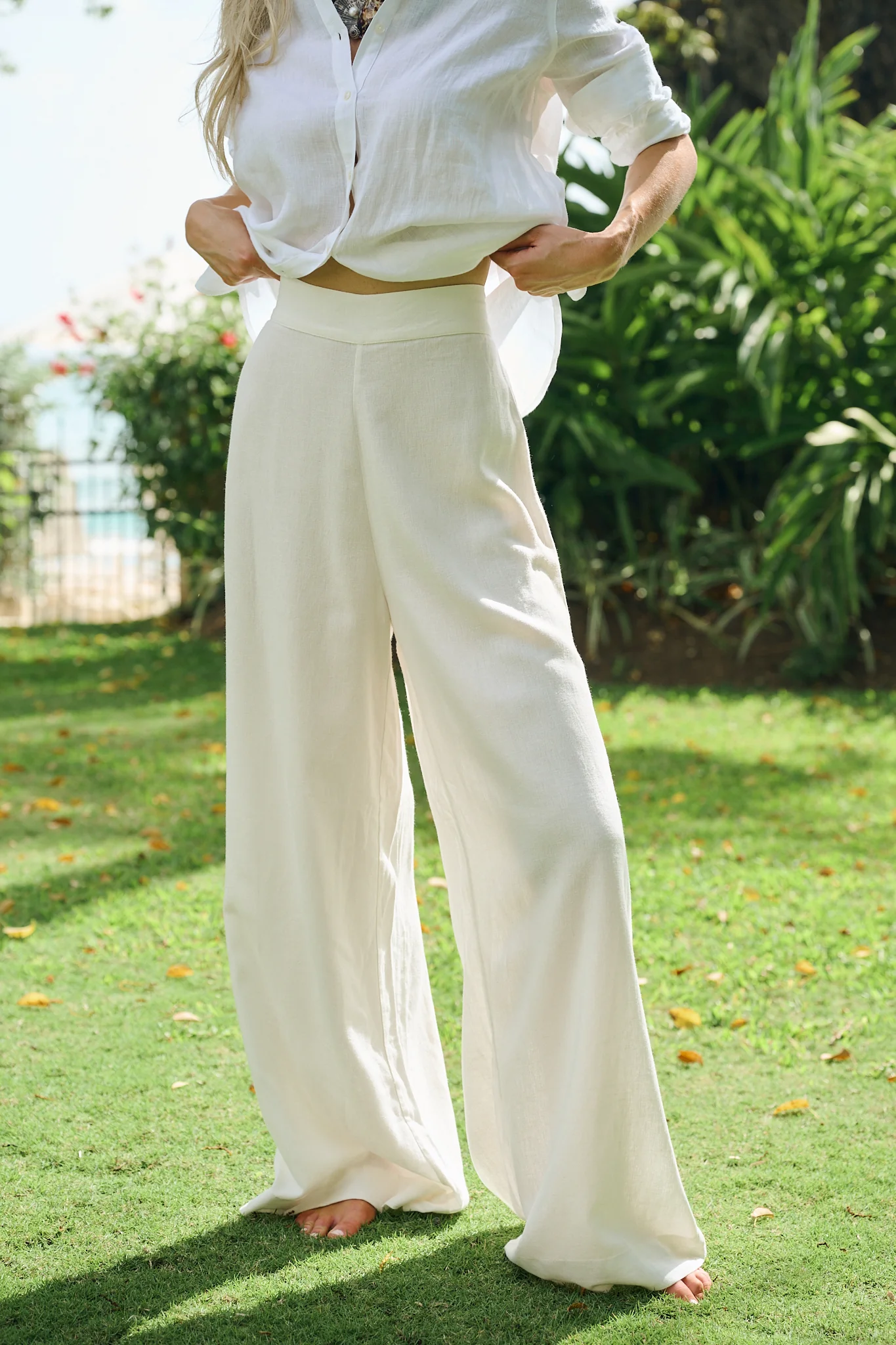 Halsey Linen Shirt - Blanc - Image 19