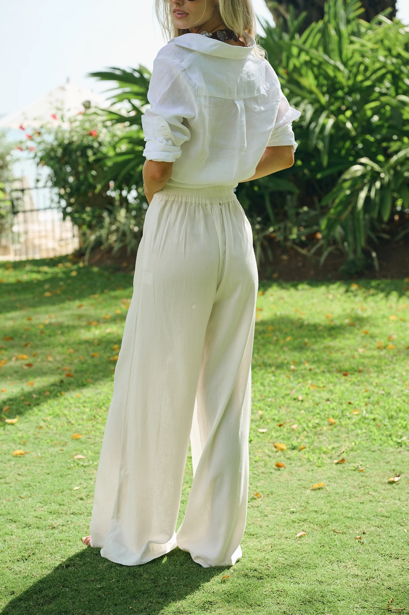 Halsey Linen Shirt - Blanc - Image 20