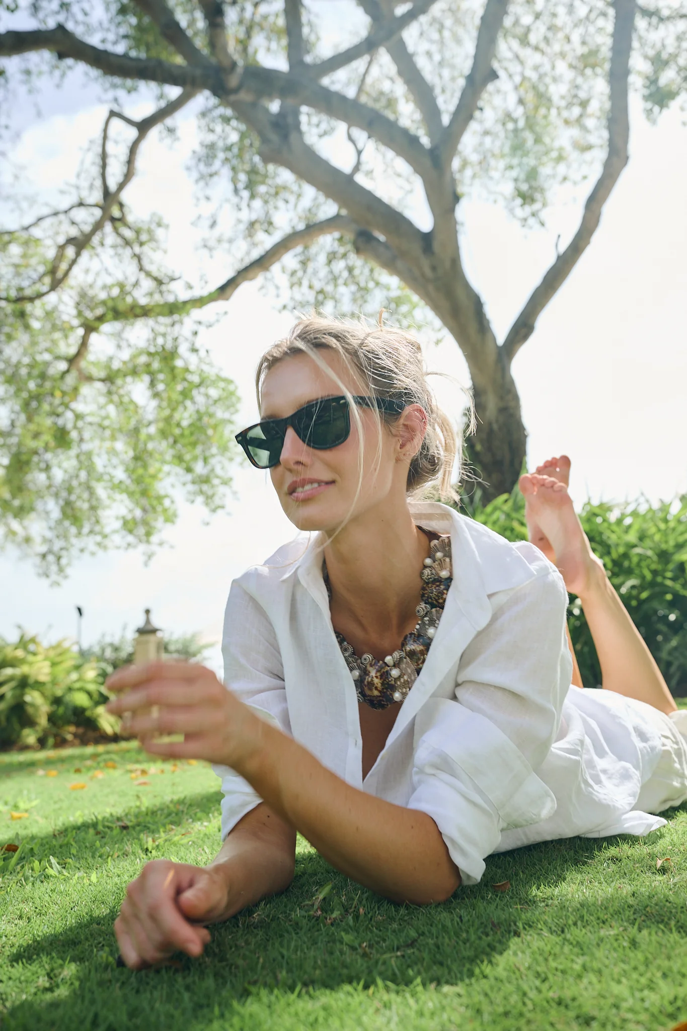 Halsey Linen Shirt - Blanc - Image 26