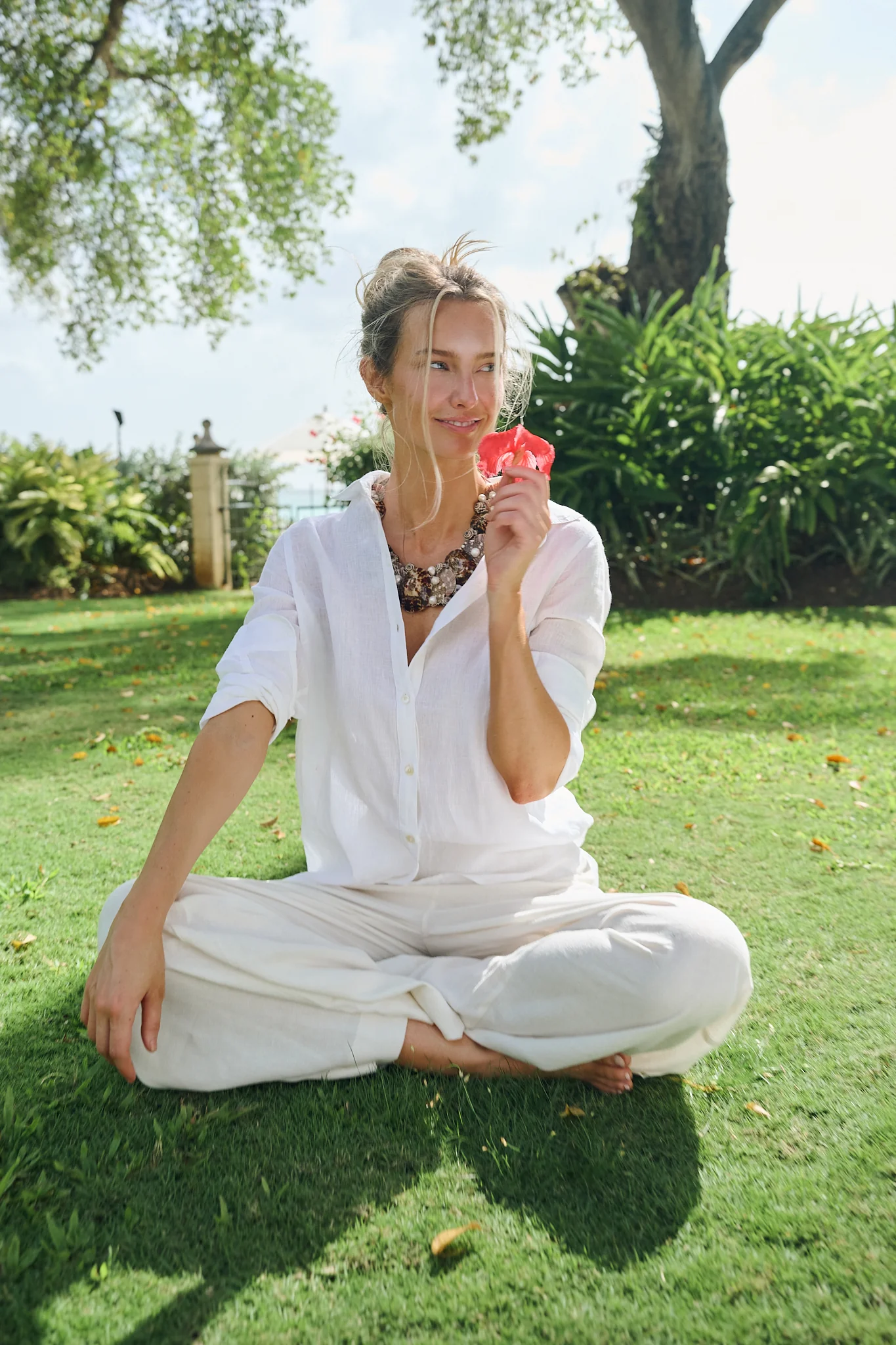 Halsey Linen Shirt - Blanc - Image 30