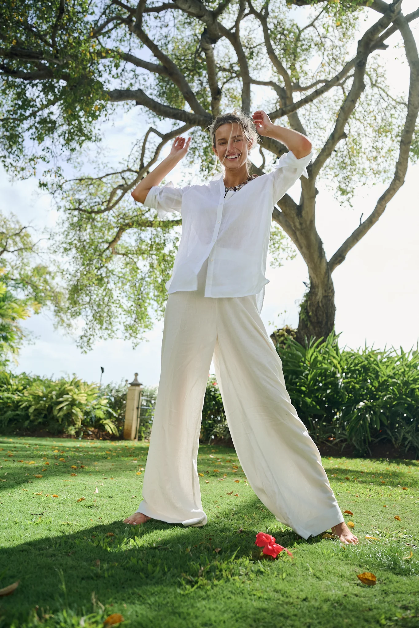 Halsey Linen Shirt - Blanc - Image 37