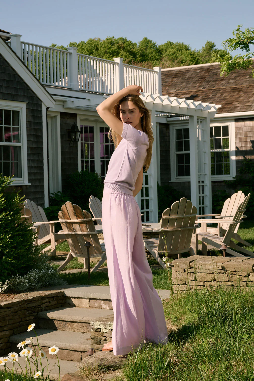 Ivy Pant Linen - Lavender - Image 5
