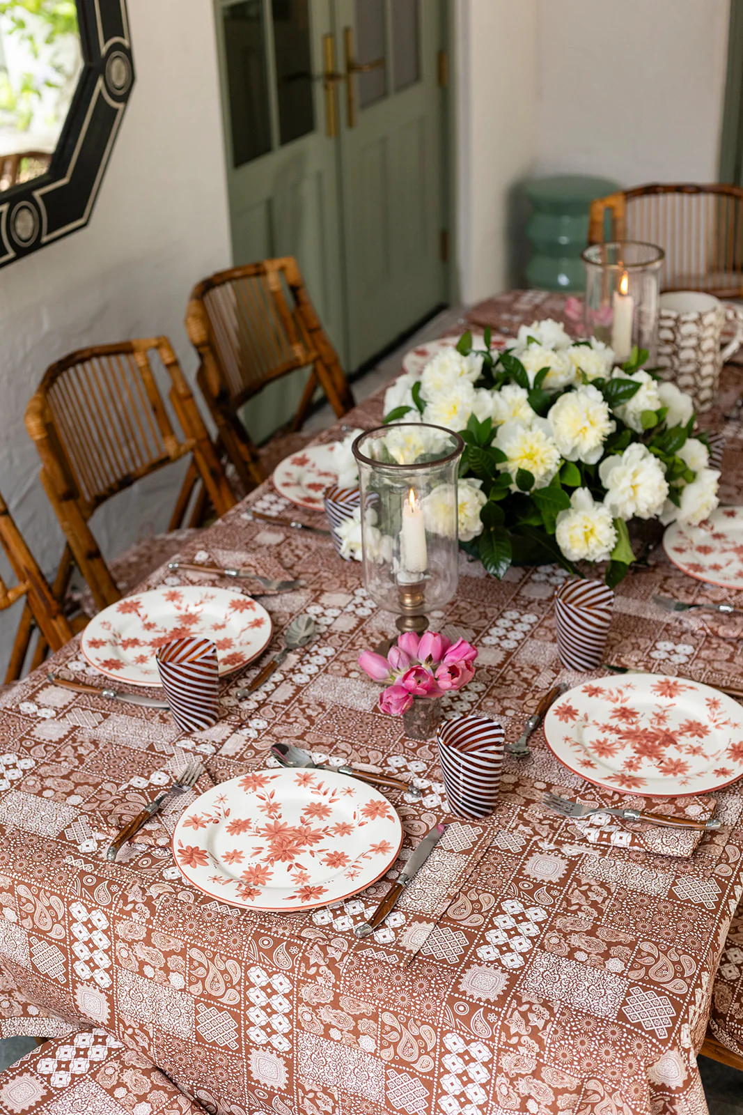 Mocha Bandana Tablecloth - Image 4