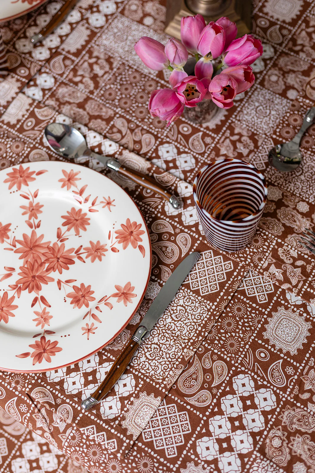 Mocha Bandana Tablecloth - Image 10
