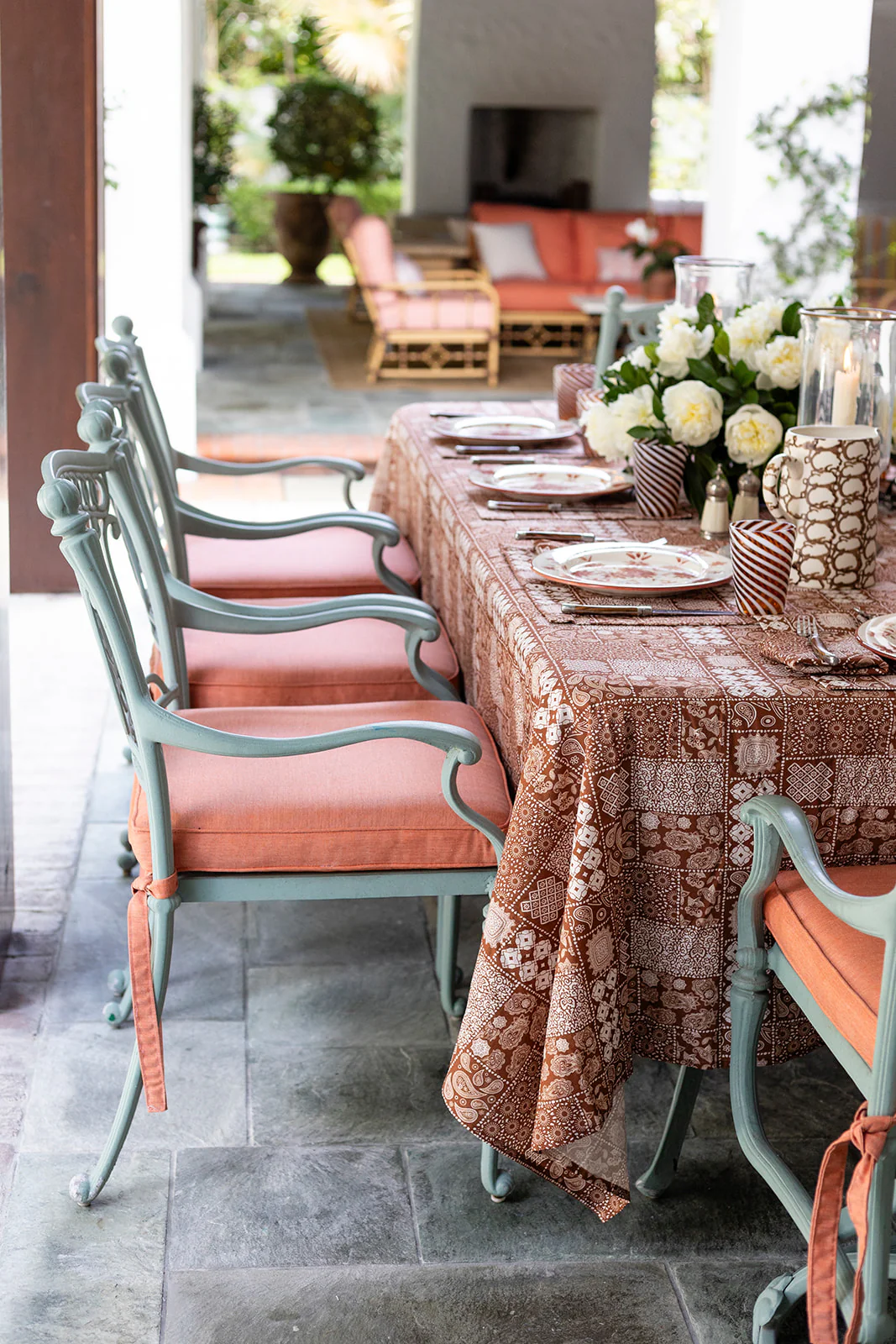 Mocha Bandana Tablecloth - Image 11