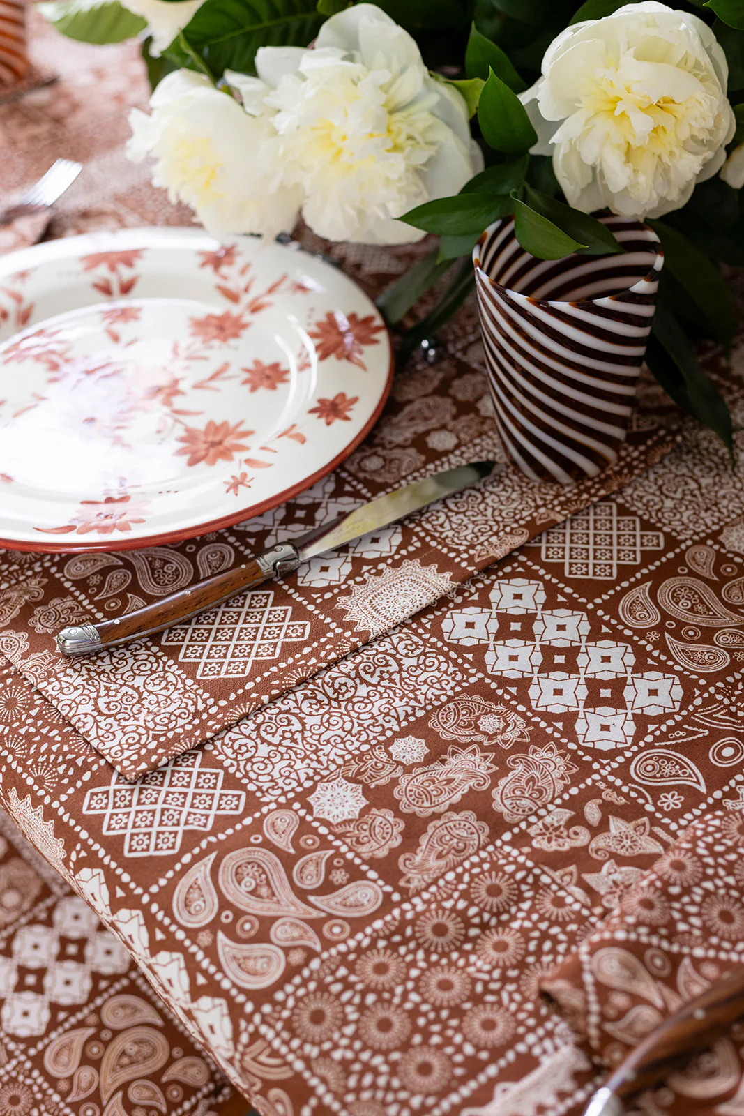 Mocha Bandana Tablecloth - Image 12