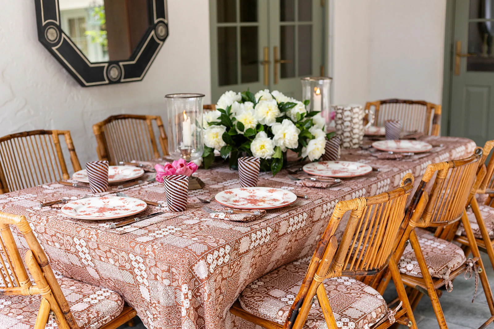 Mocha Bandana Tablecloth - Image 17