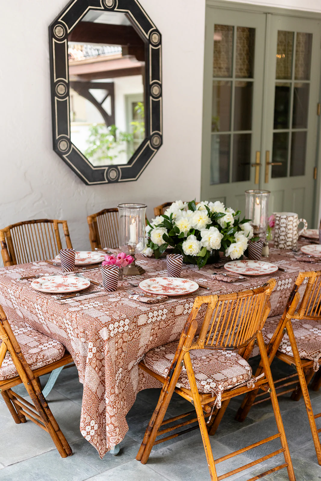 Mocha Bandana Tablecloth - Image 3