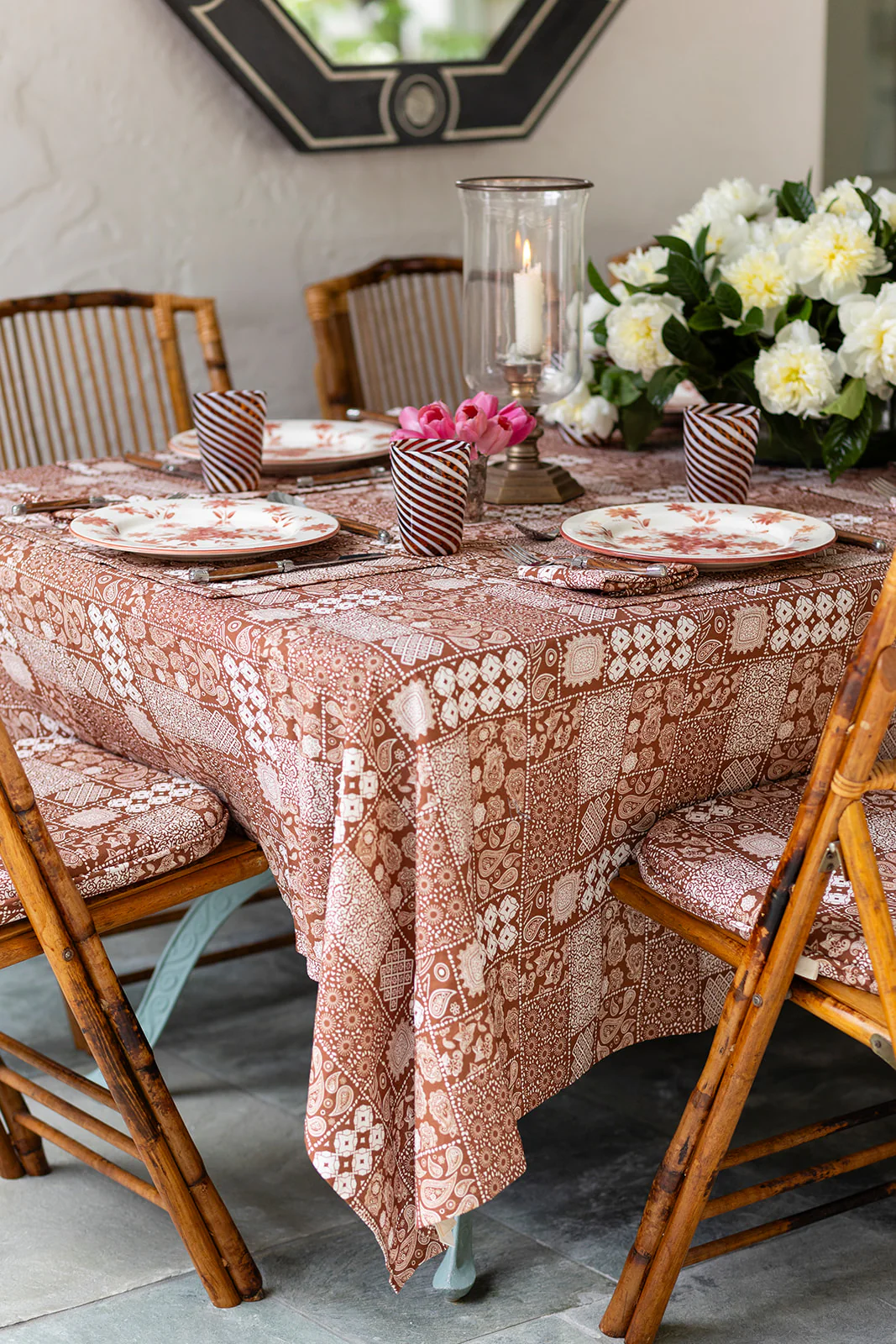 Mocha Bandana Tablecloth - Image 5