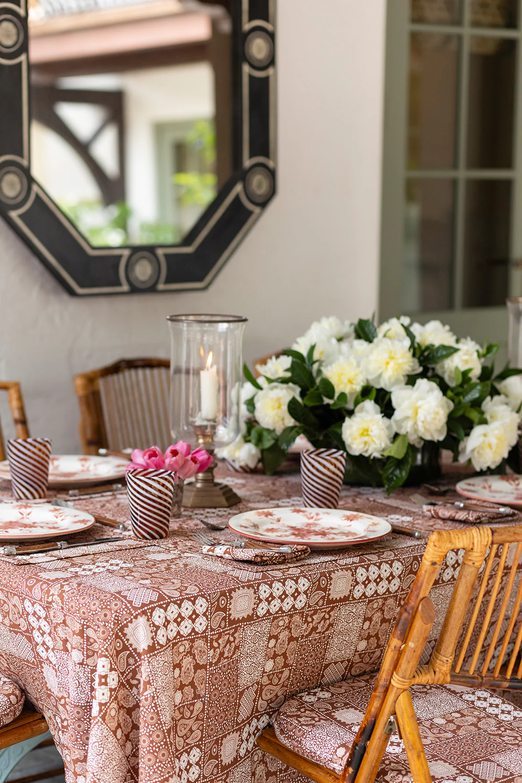 Mocha Bandana Tablecloth - Image 8
