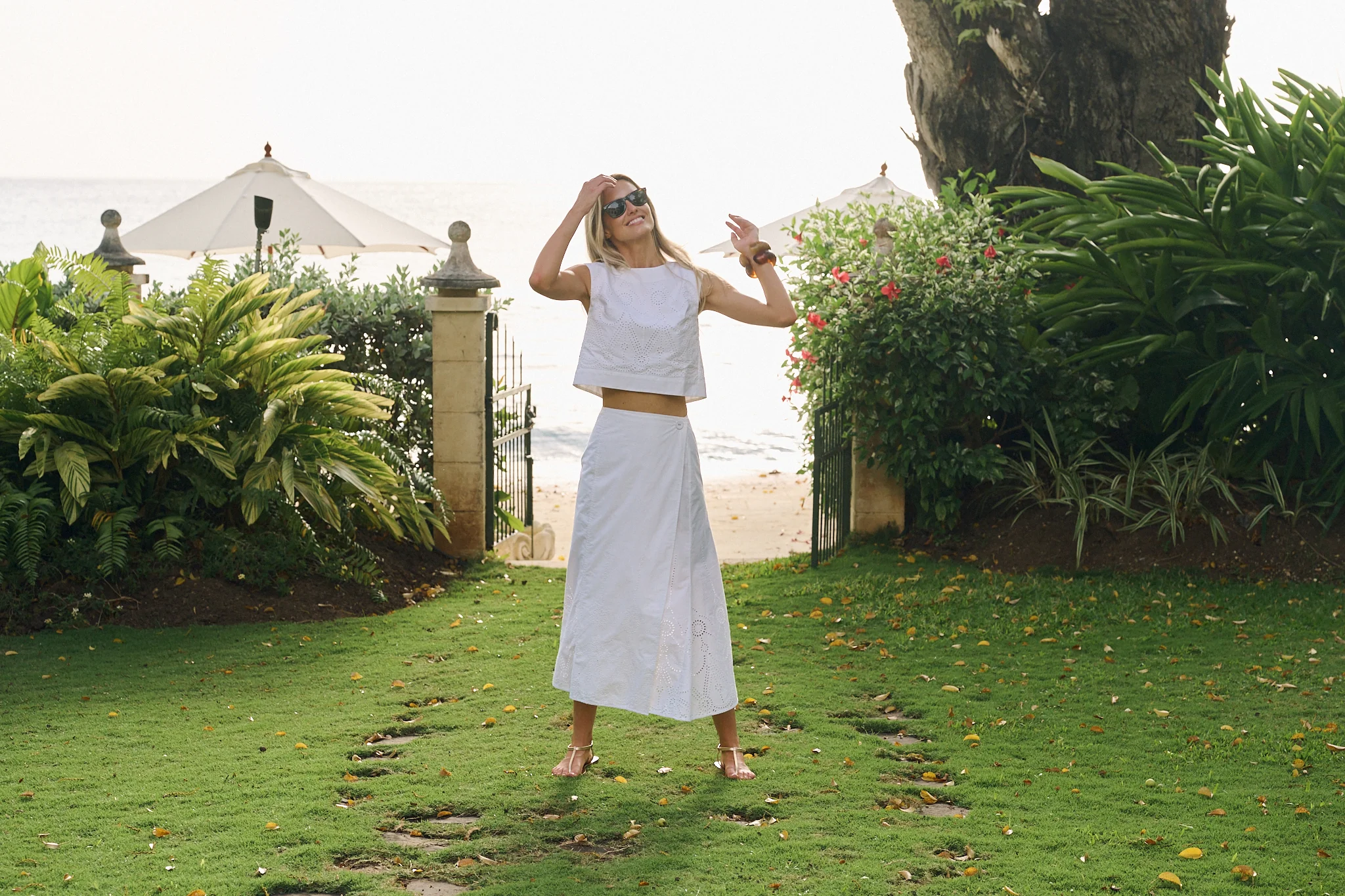 Park Avenue Skirt Eyelet - Blanc - Image 13