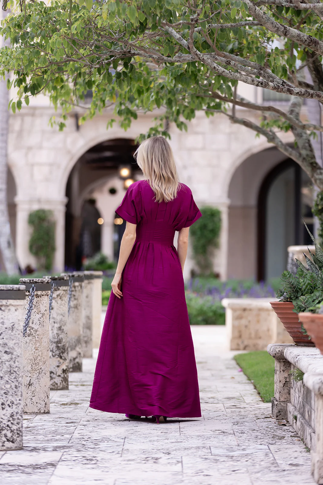 Sabrina Dress- Aubergine - Image 11