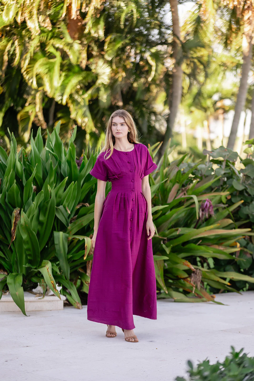 Sabrina Dress- Aubergine - Image 13