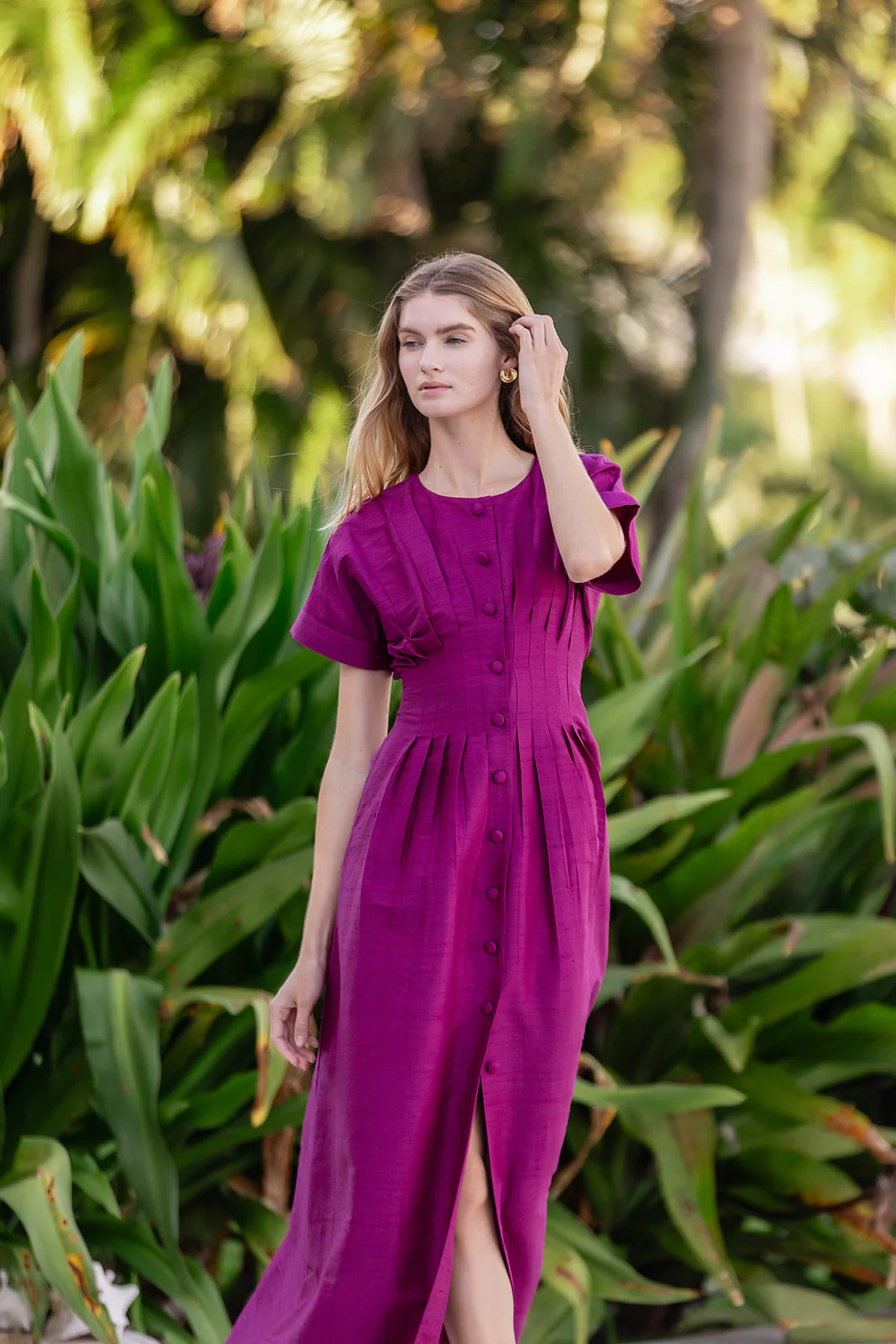Sabrina Dress- Aubergine - Image 14