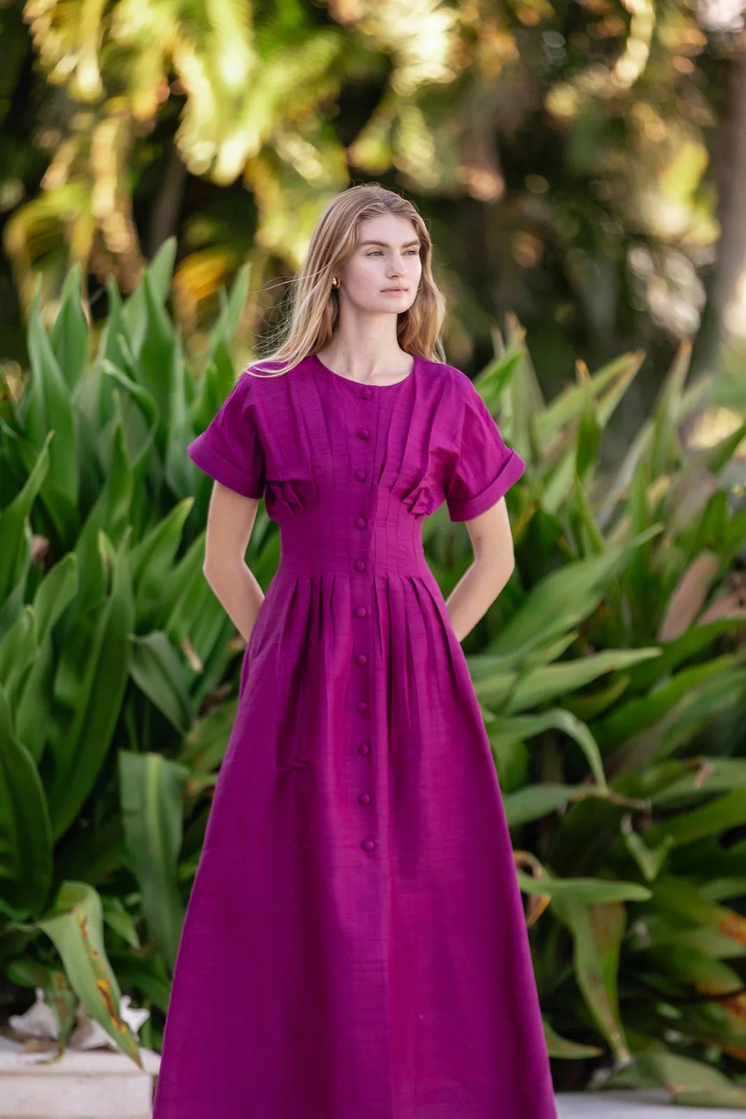 Sabrina Dress- Aubergine - Image 16