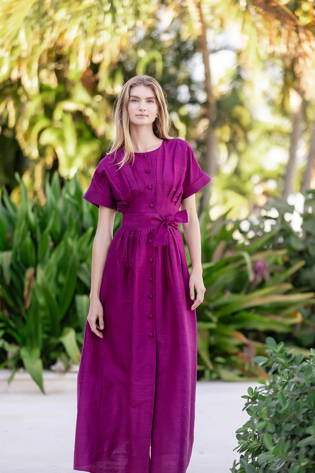 Sabrina Dress- Aubergine - Image 3