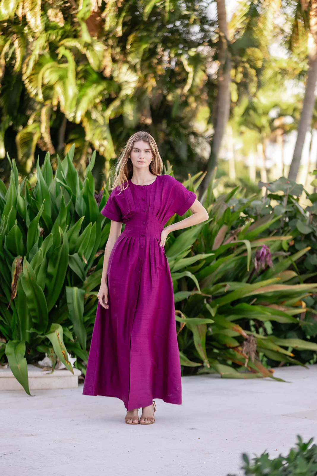 Sabrina Dress- Aubergine - Image 7