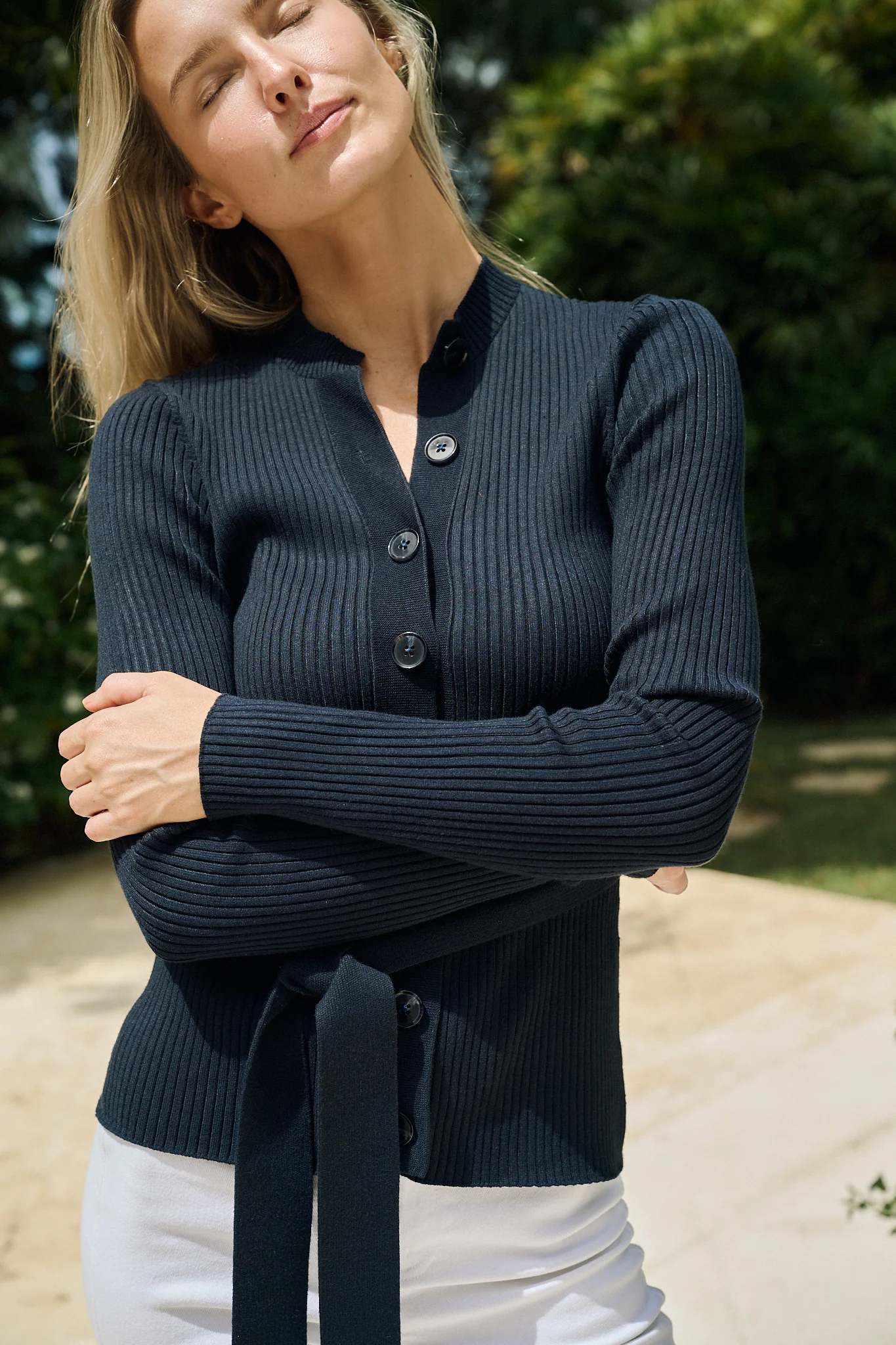 Sasha Cardigan - Peacoat - Image 10