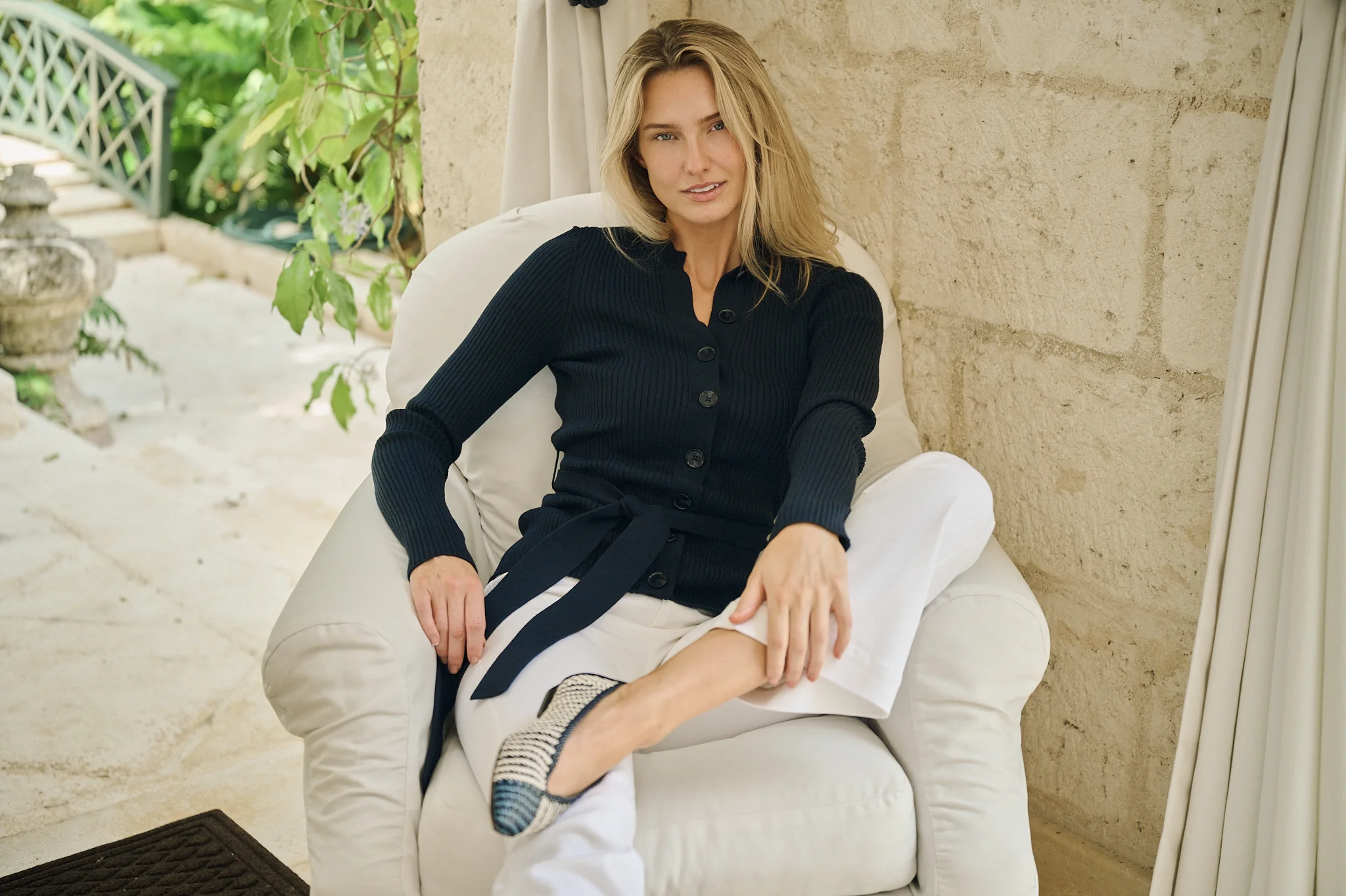 Sasha Cardigan - Peacoat - Image 12