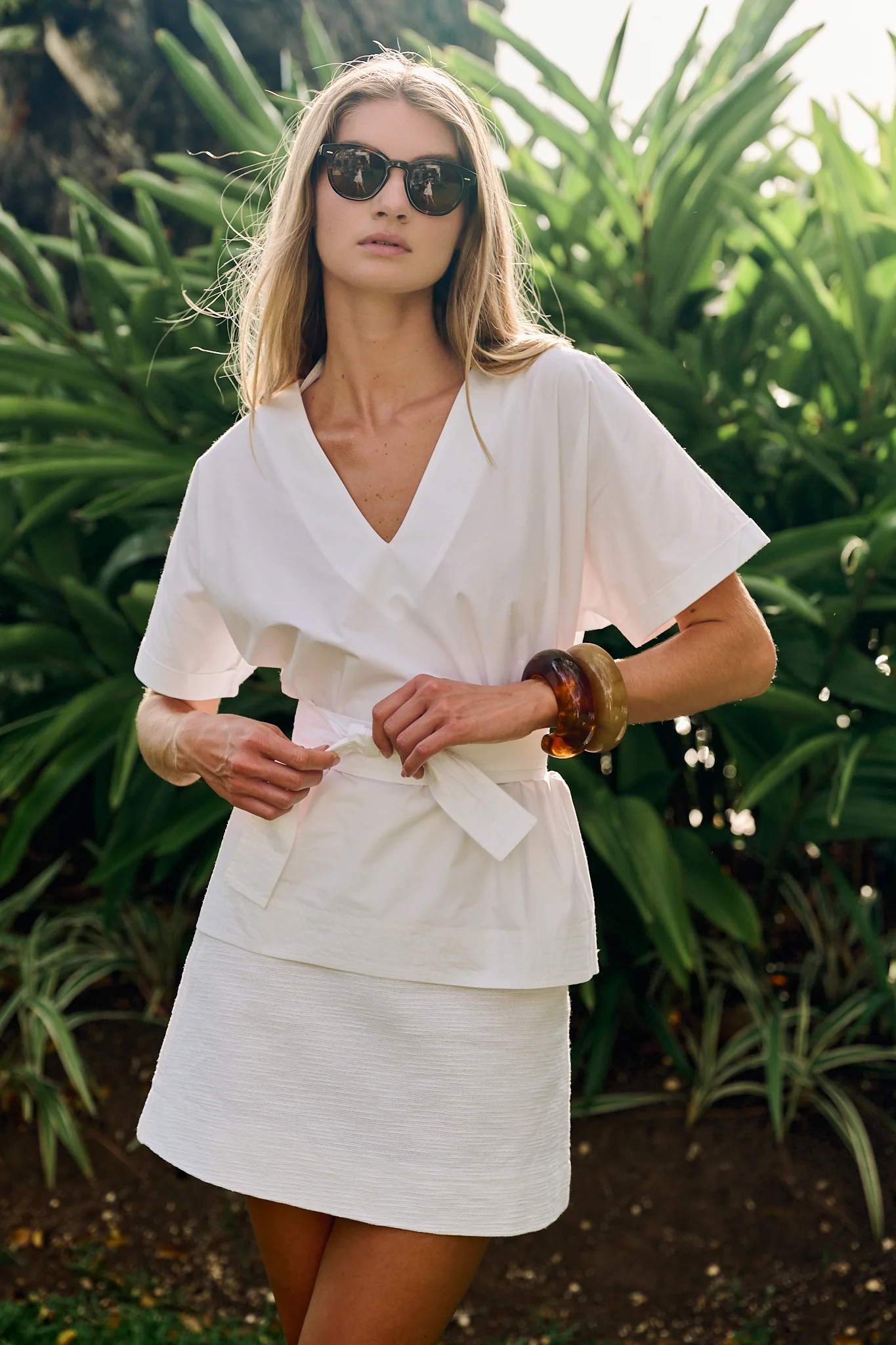 Gidget Mini Cotton Slub - Blanc - Image 3