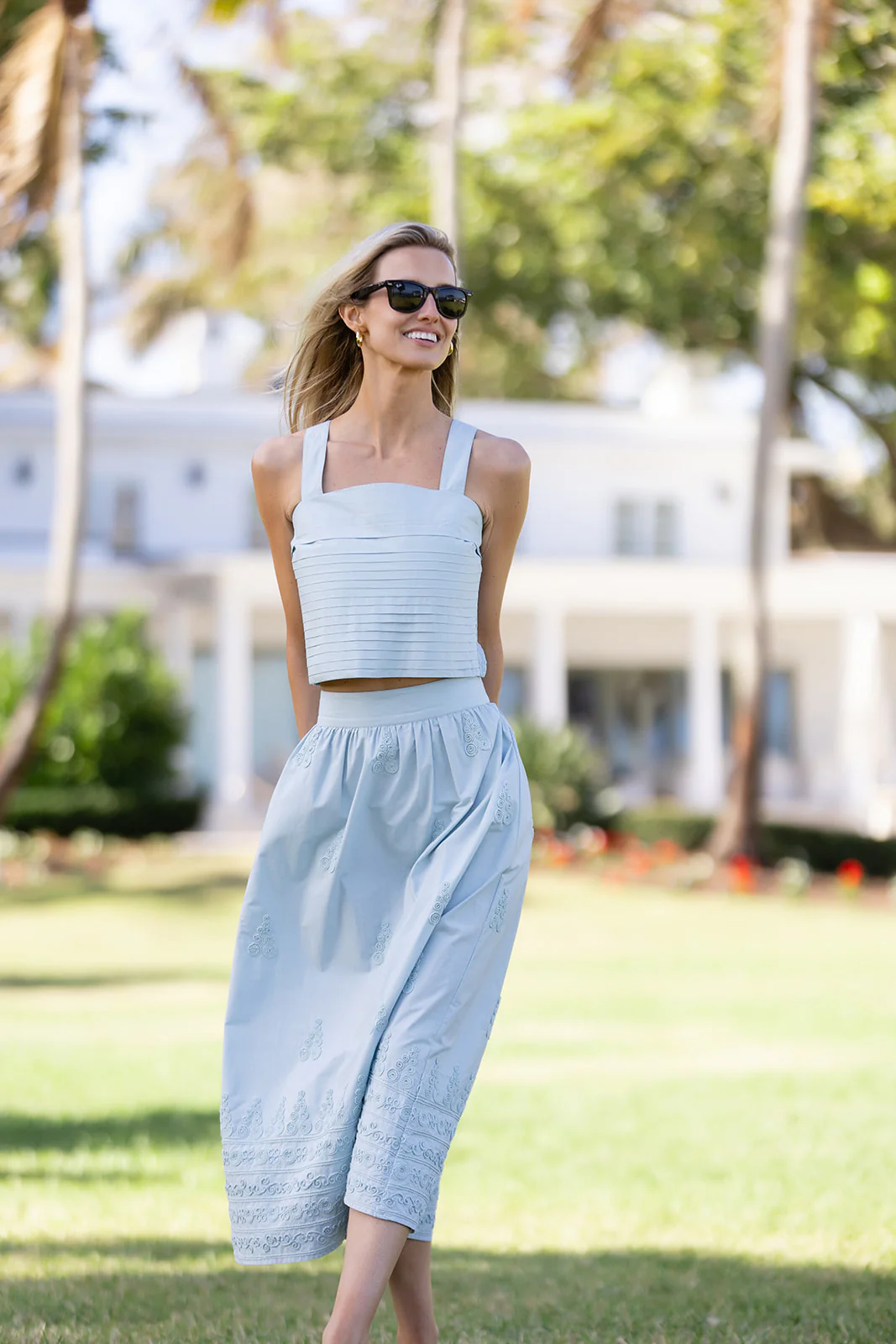 Stella Skirt - Sky Blue - Image 2